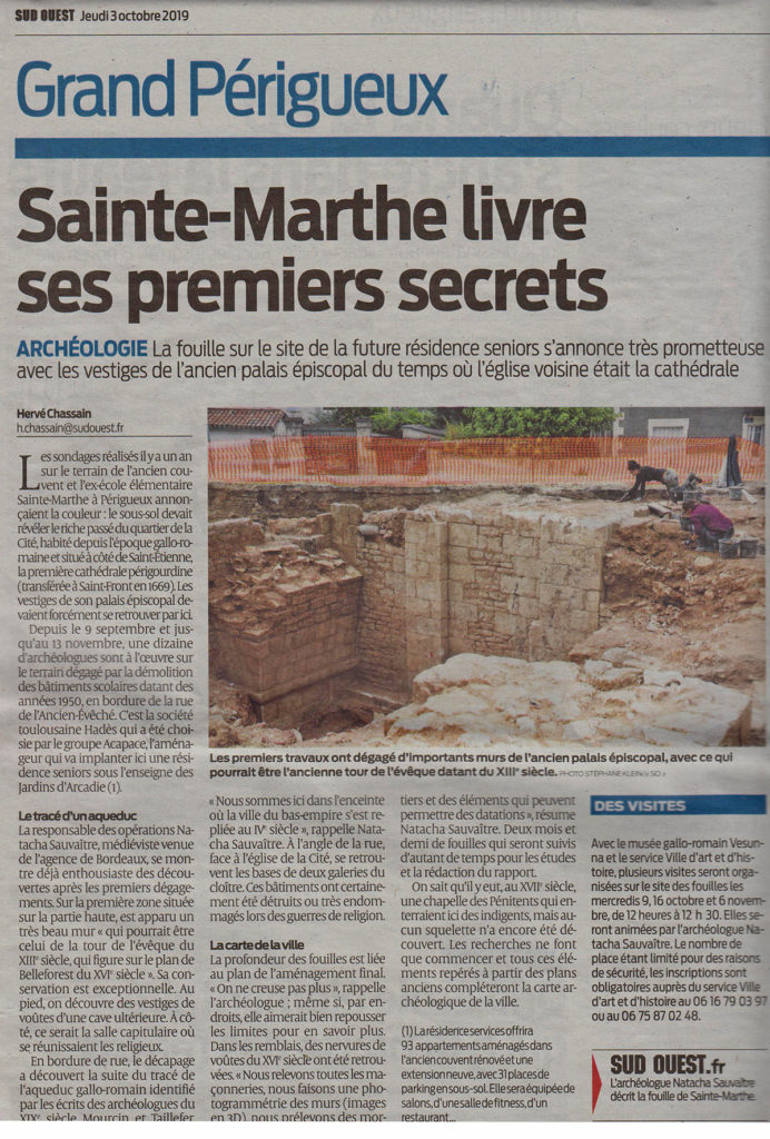 article sud ouest 03 octobre 